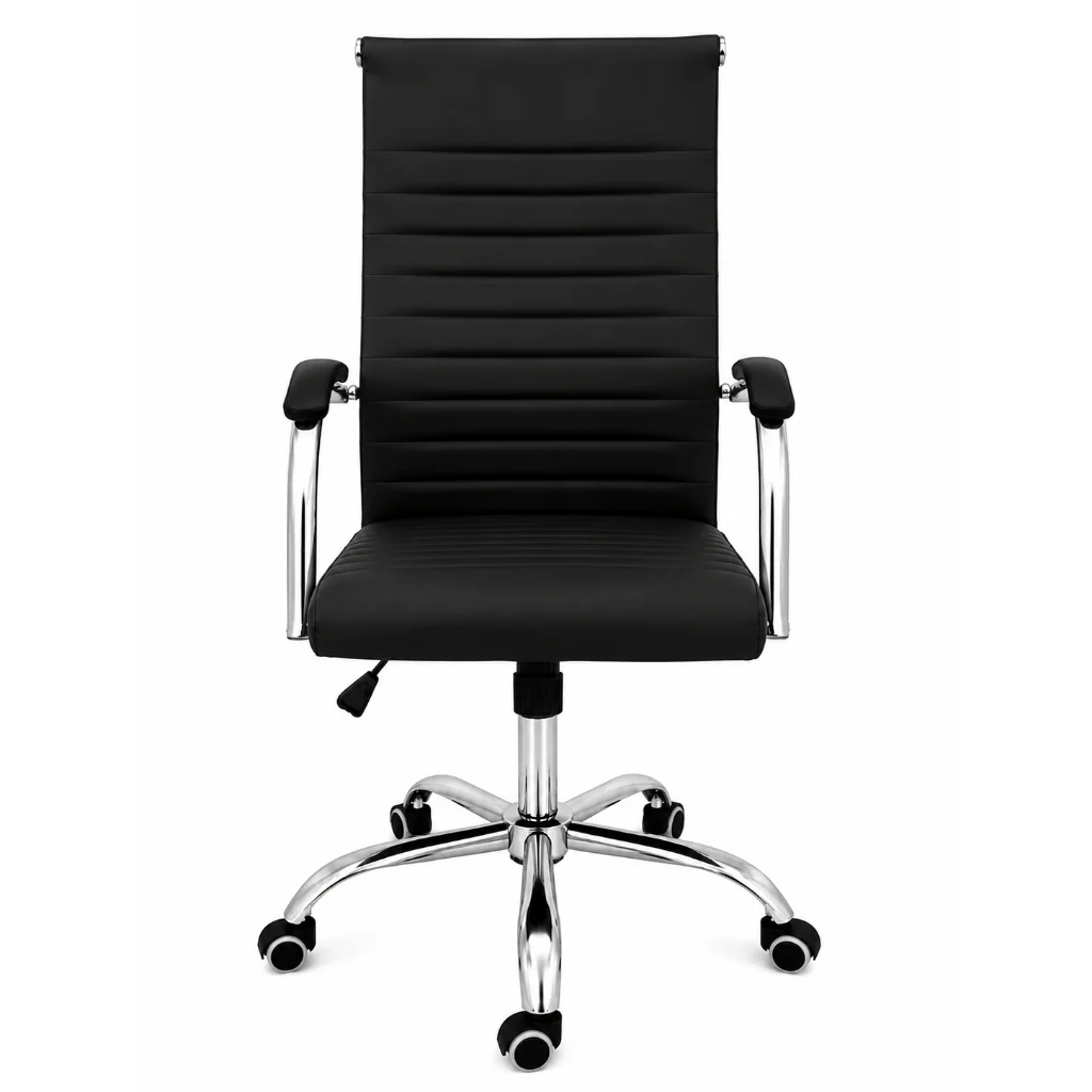 Cadeira Presidente Ergonômica em Couro Sintético com Sistema Relax